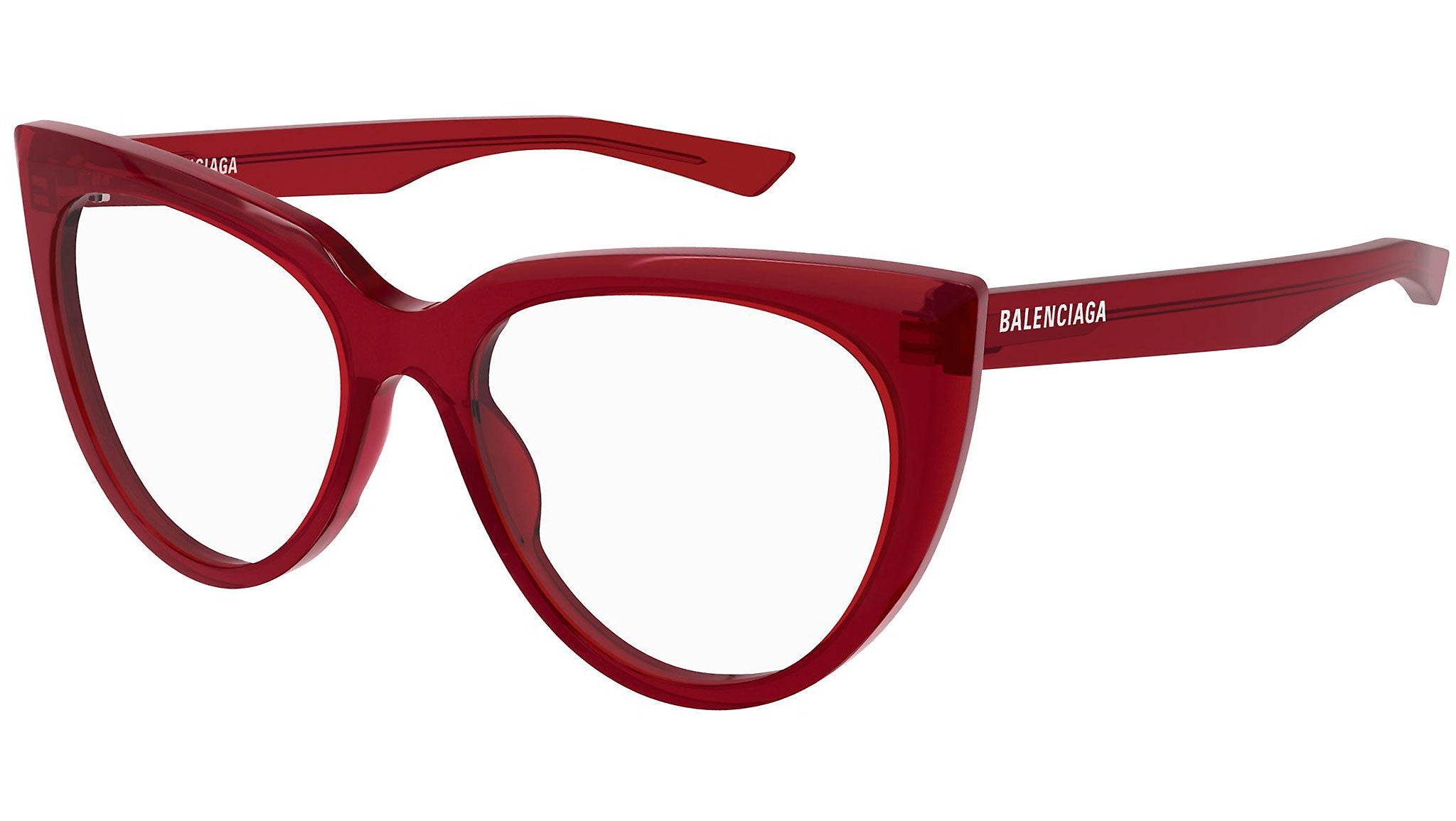 Occhiali da vista BALENCIAGA BB0218O Shiny milky red