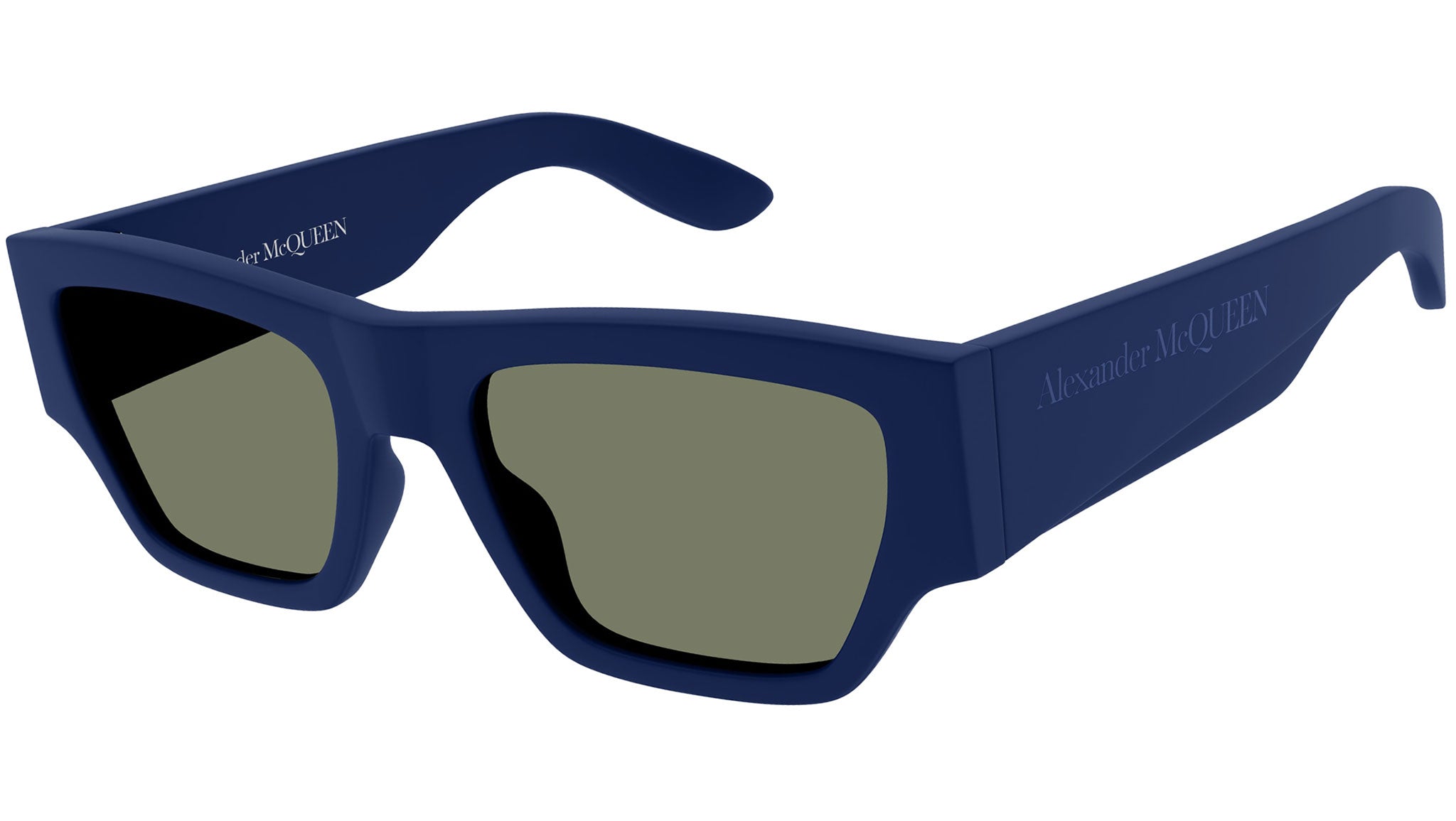 Occhiali da sole ALEXANDER MCQUEEN AM0393S Matte solid navy
