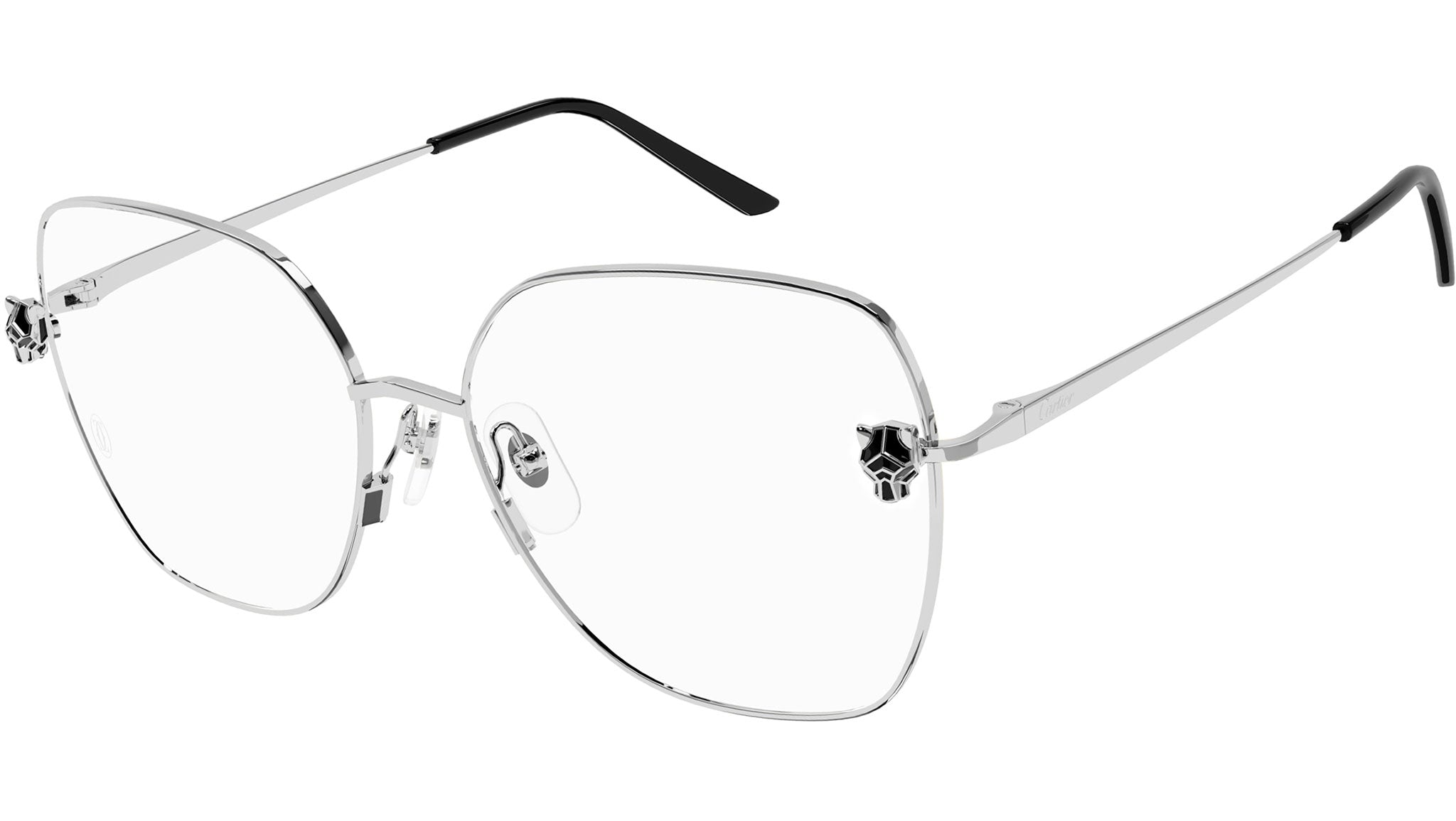 Occhiali da vista CARTIER CT0417O Smooth platinum finish
