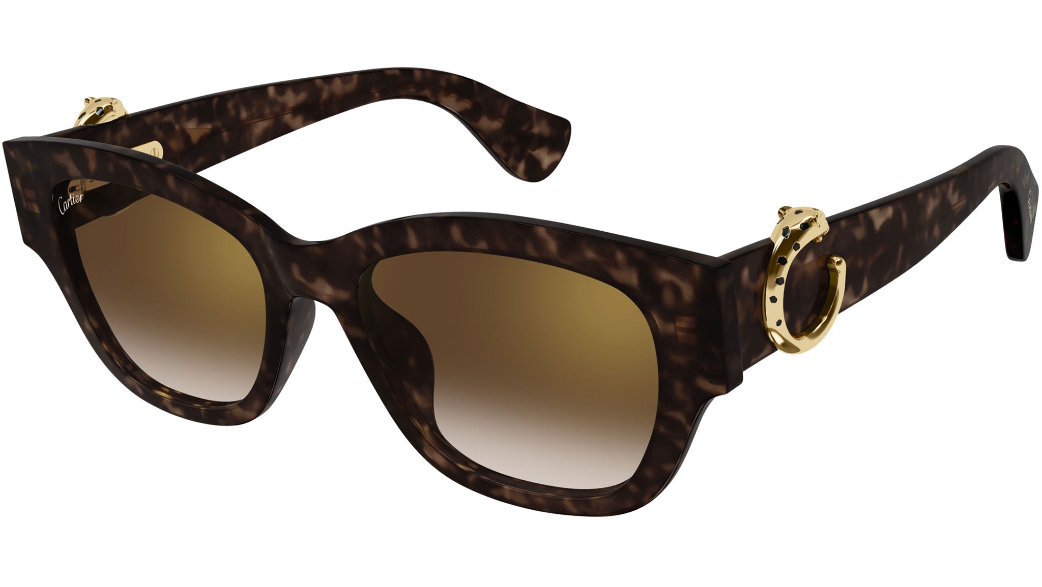 Occhiali da sole CARTIER CT0548SA Dark tortoiseshell effect