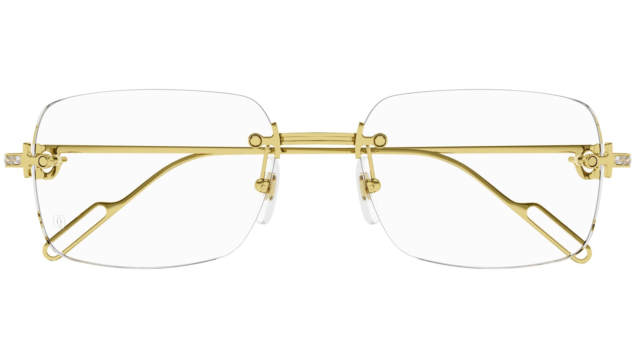 Occhiali da vista CARTIER CT0421O Yellow solid gold