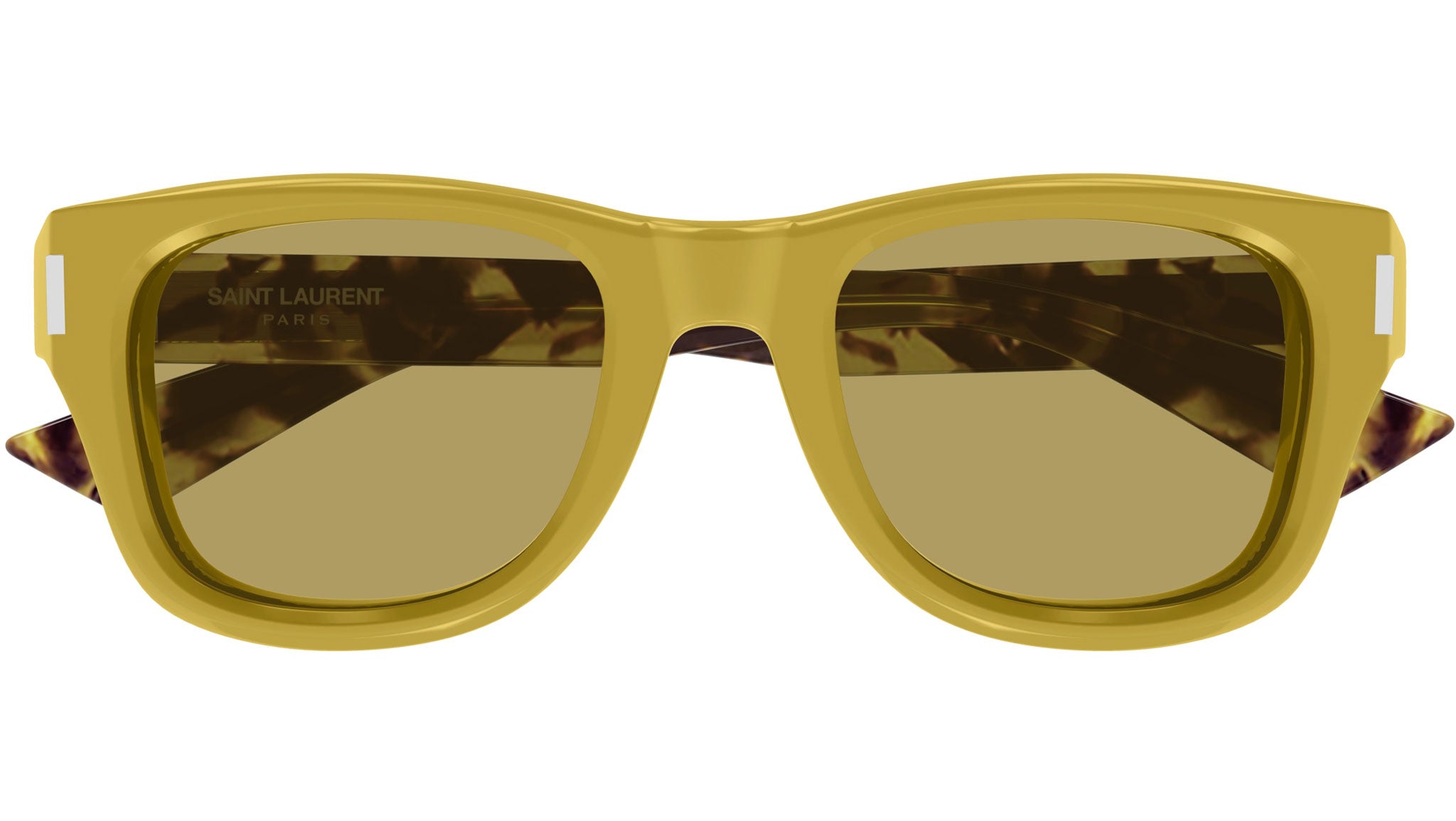 Occhiali da sole SAINT LAURENT SL801 Shiny solid ocra