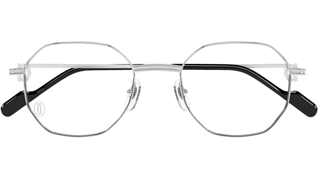 Occhiali da vista CARTIER CT0500O Smooth platinum finish