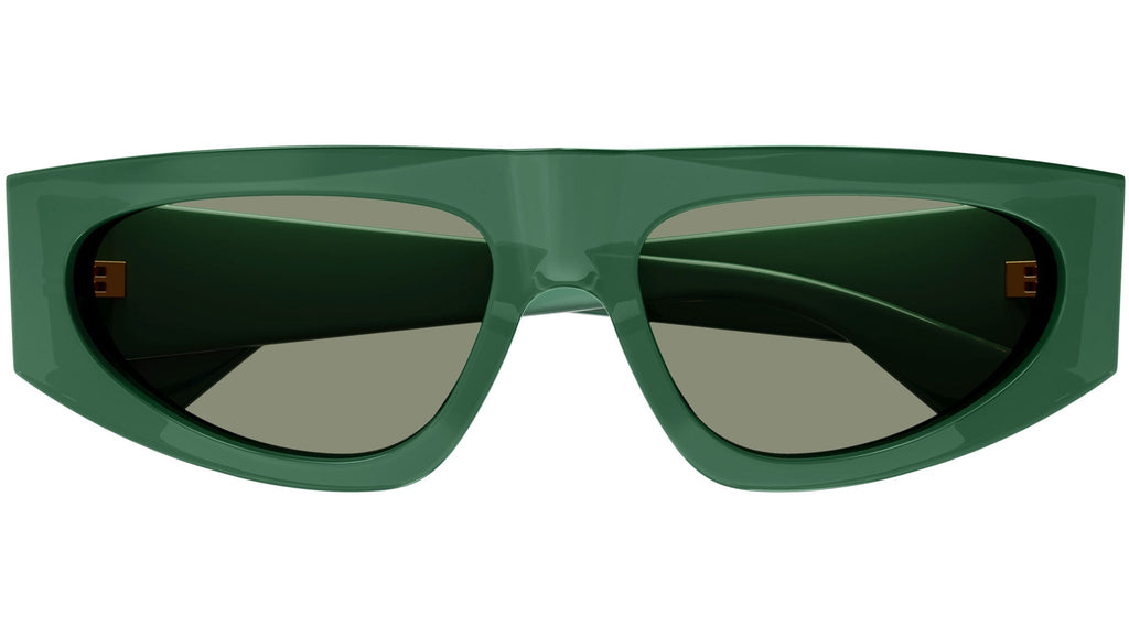 Occhiali da sole BOTTEGA VENETA BV1277S Shiny transparent bottle green