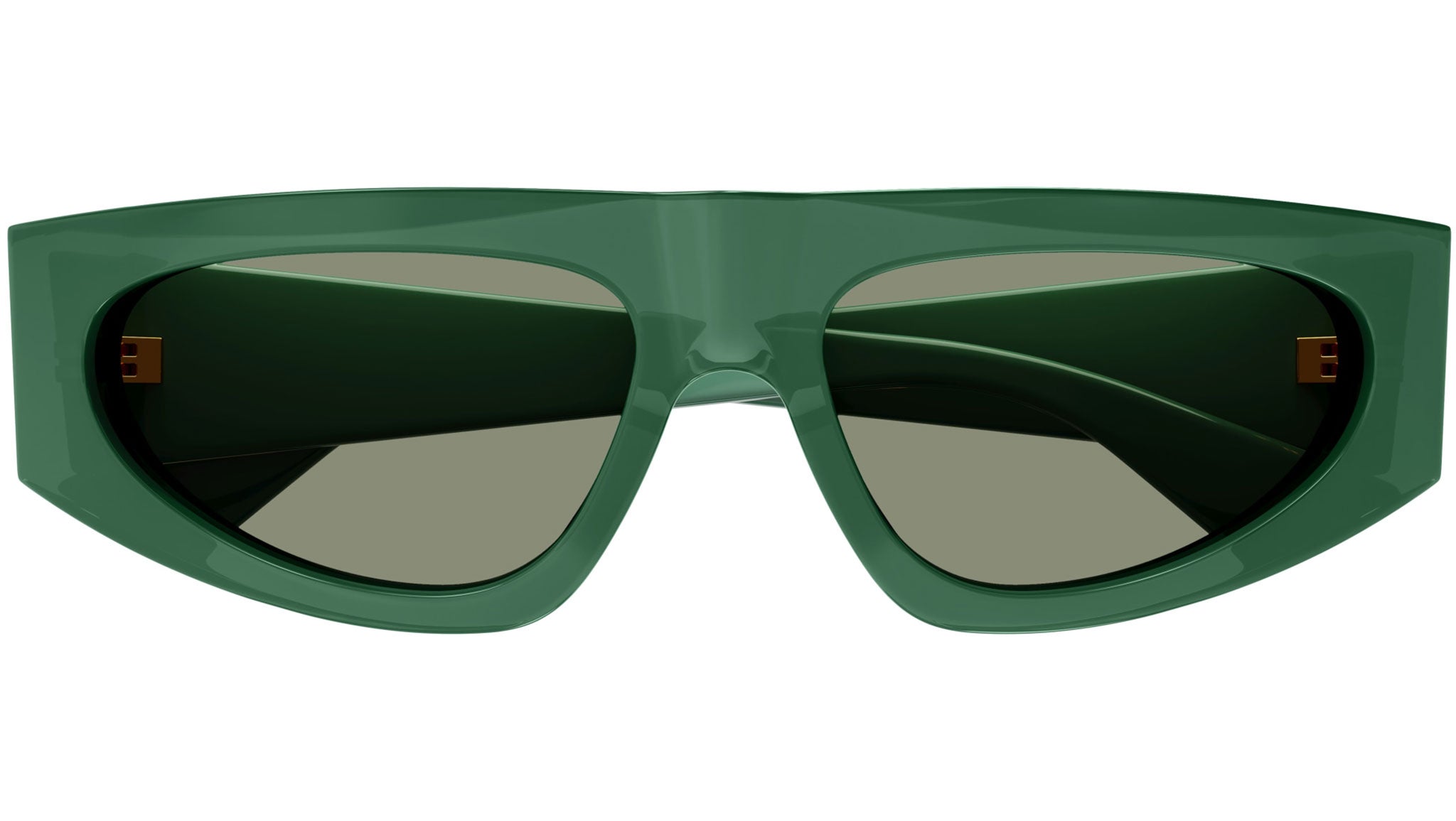 Occhiali da sole BOTTEGA VENETA BV1277S Shiny transparent bottle green