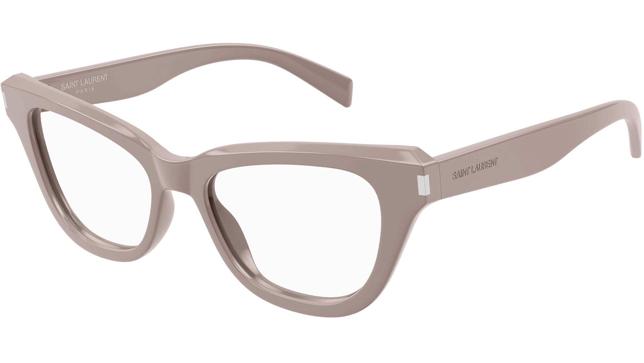 Occhiali da vista SAINT LAURENT SL472 Shiny solid powder pink