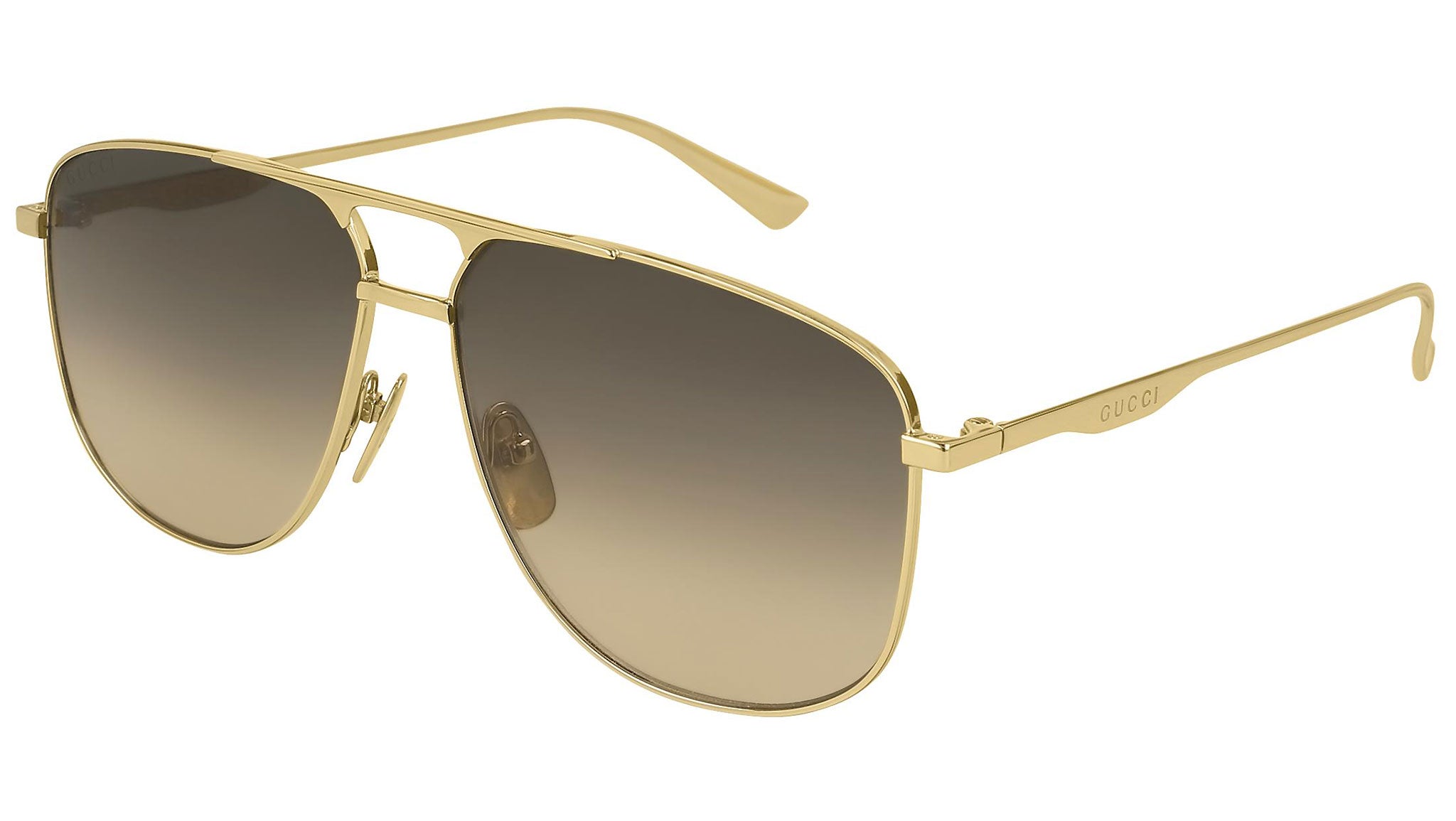 Occhiali da sole GUCCI GG0336S Shiny endura gold