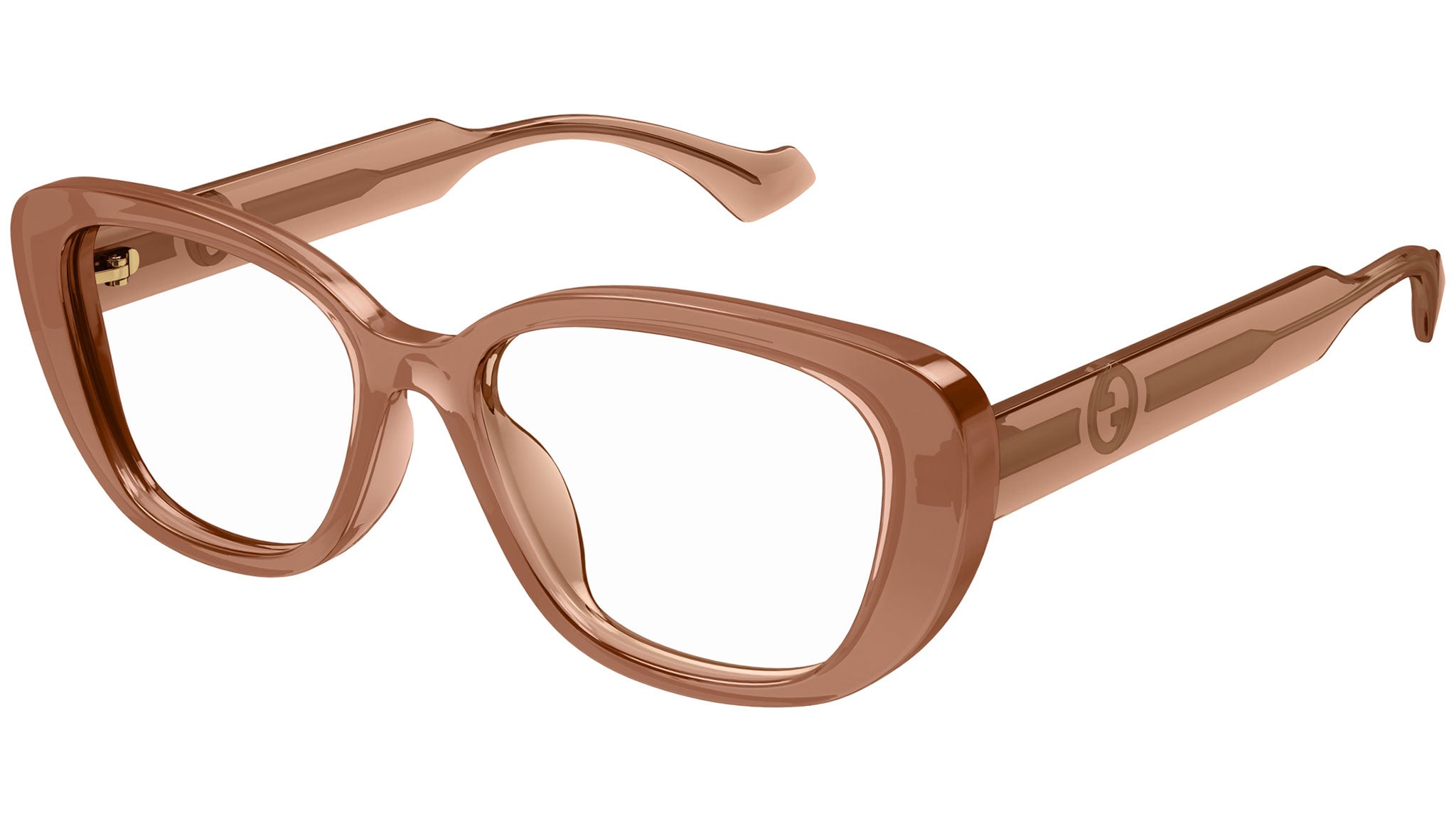 Occhiali da vista GUCCI GG1559OK Shiny transparent amber brown