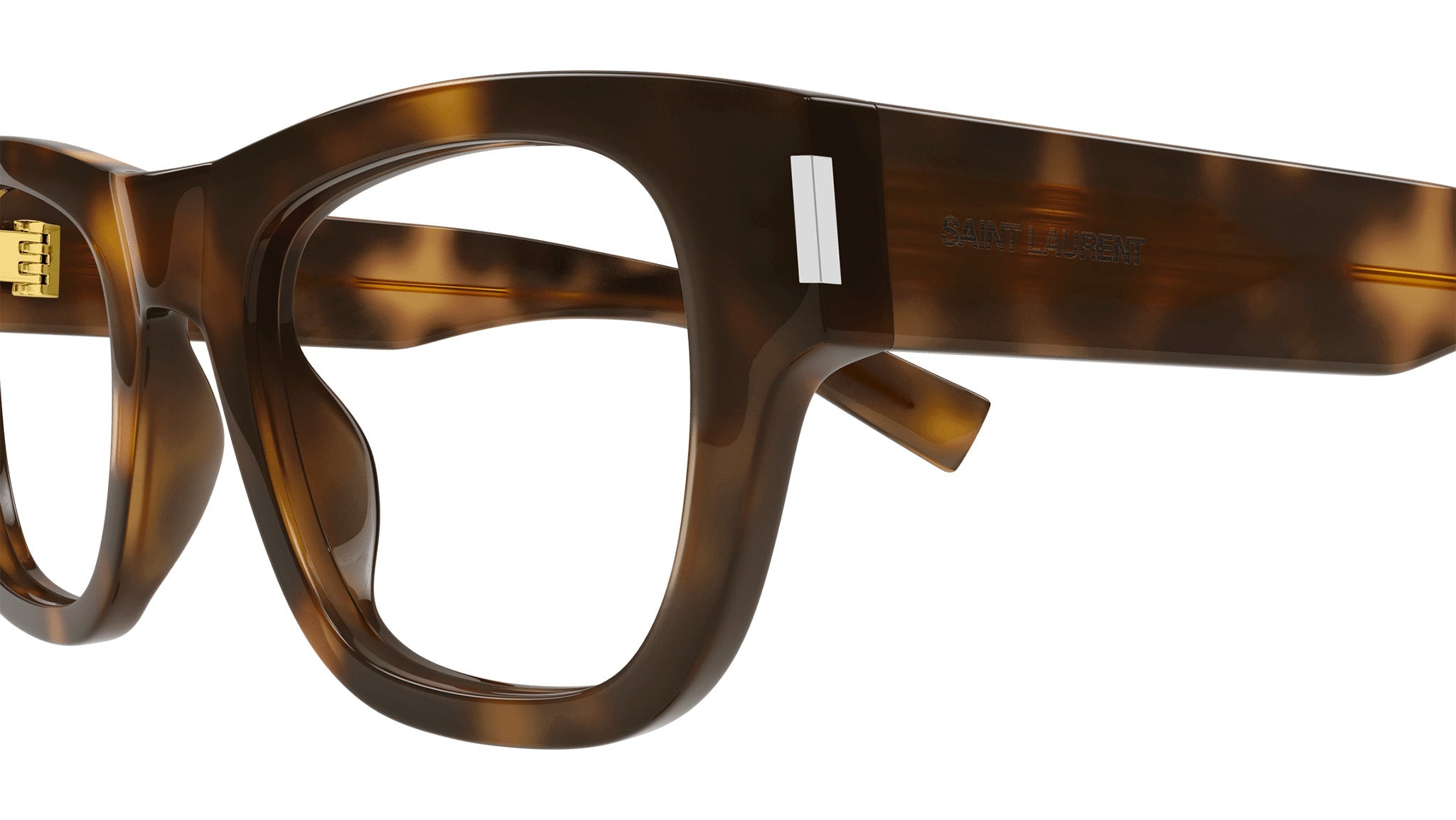 Occhiali da vista SAINT LAURENT SL698 Shiny medium havana