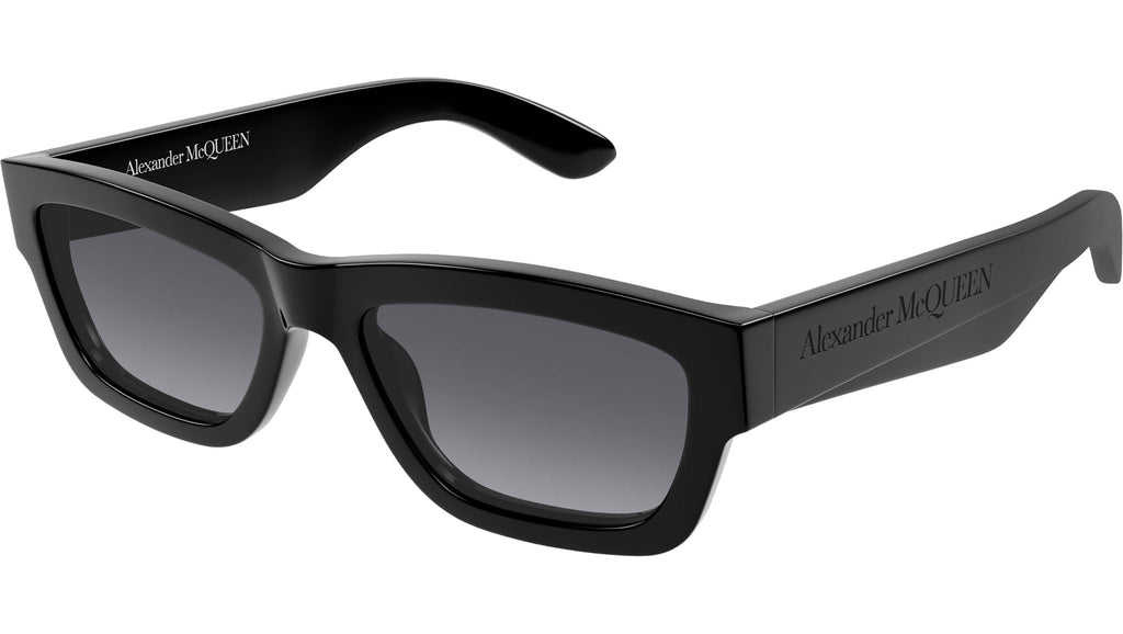 Occhiali da sole ALEXANDER MCQUEEN AM0419S Shiny solid black