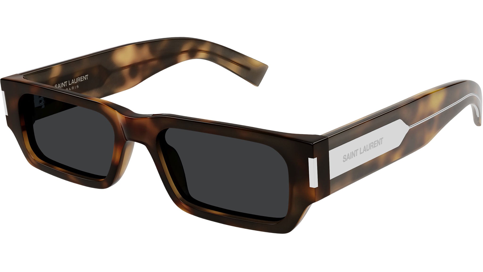 Occhiali da sole SAINT LAURENT SL660 Shiny medium havana
