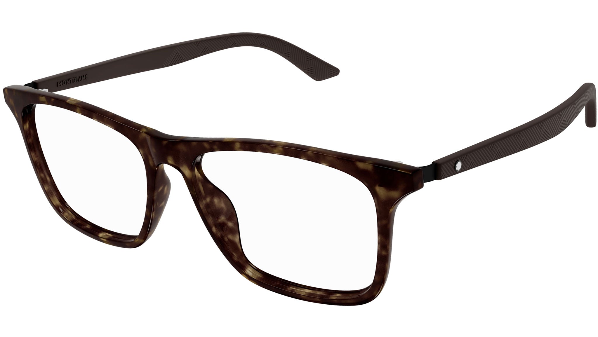 Occhiali da vista MONTBLANC MB0359O Shiny dark havana