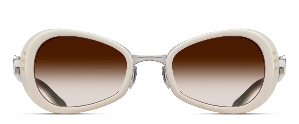 Occhiali da sole MATSUDA 10616H Milk White - Palladium White