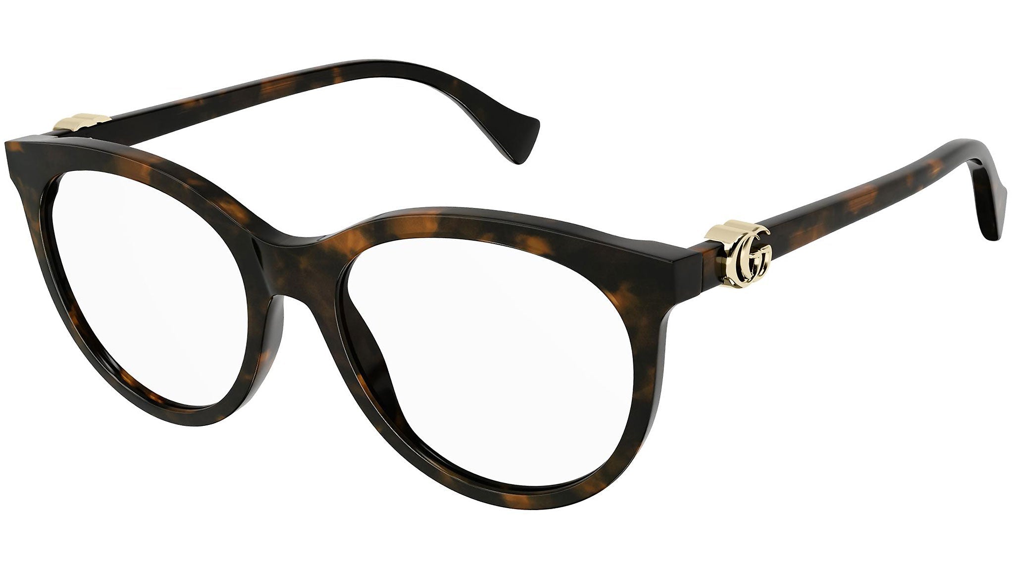 Occhiali da vista GUCCI GG1074O Shiny dark brown havana