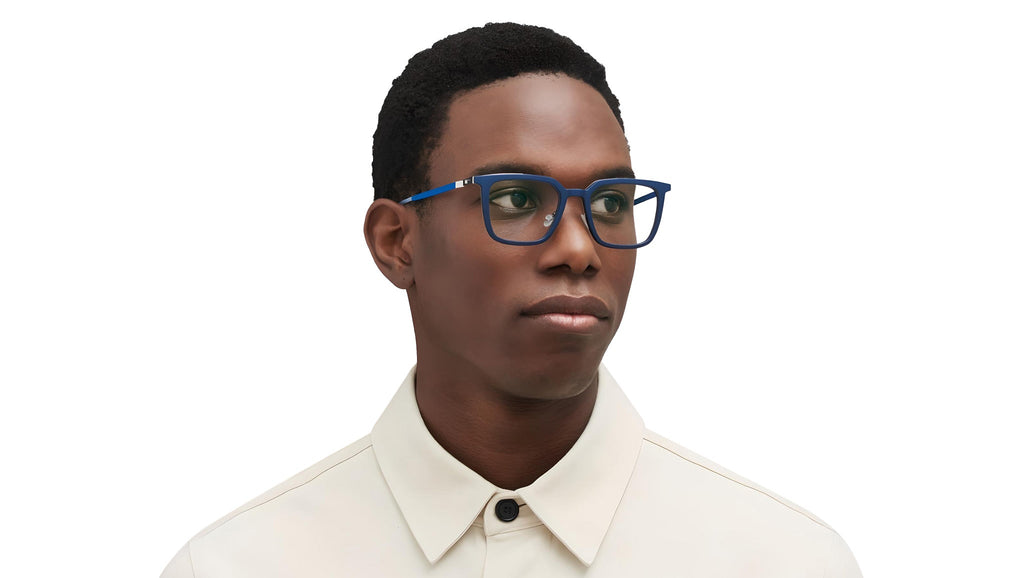 Occhiali da vista MYKITA KOLDING Indigo matte silver
