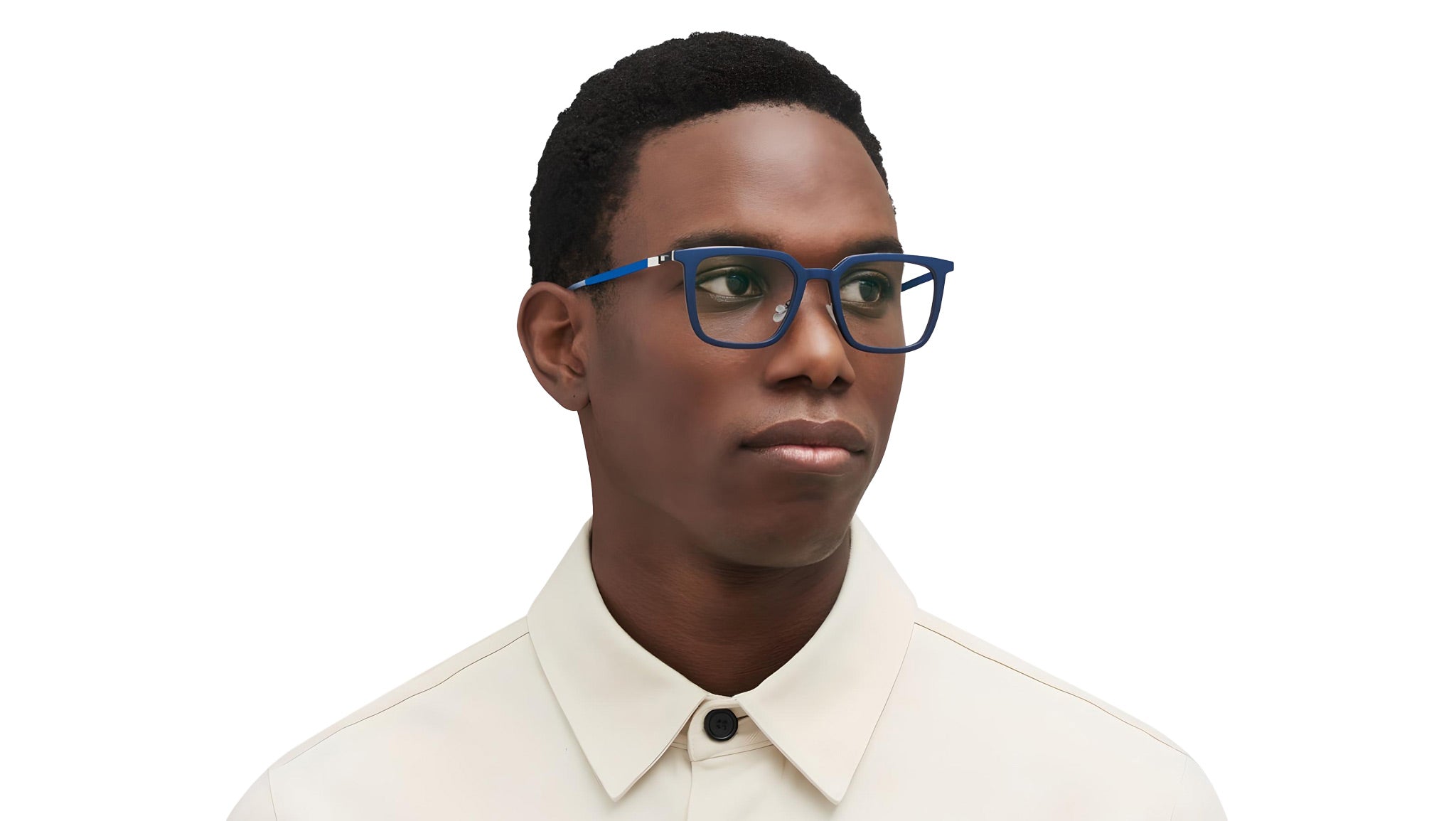 Occhiali da vista MYKITA KOLDING Indigo matte silver