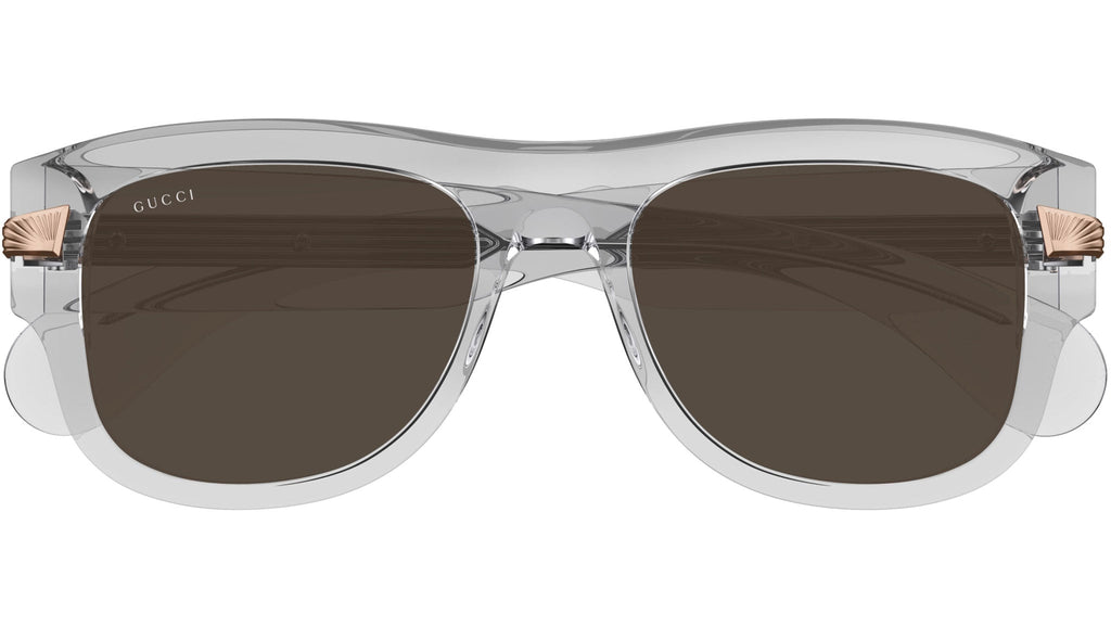 Occhiali da sole GUCCI GG1517S Shiny transparent cloudy grey