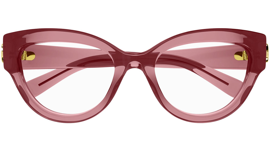 Occhiali da vista GUCCI GG1598O Shiny transparent brick red