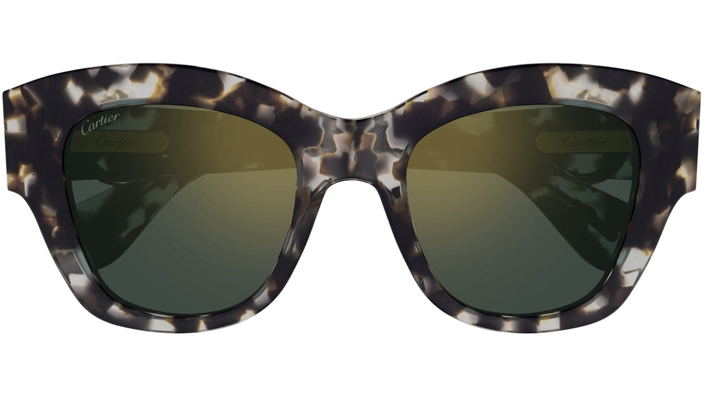 Occhiali da sole CARTIER CT0547S Spotted grey tortoiseshell effect