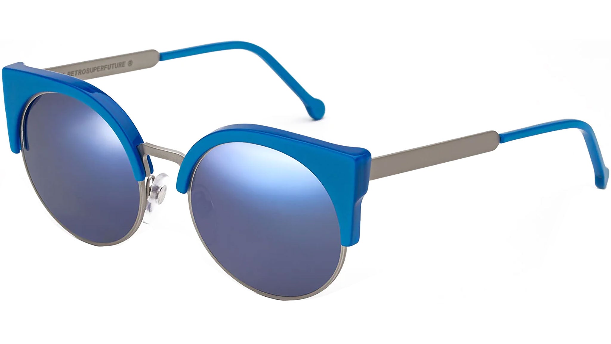 Occhiali RETROSUPERFUTURE Ilaria Blue and metal grey