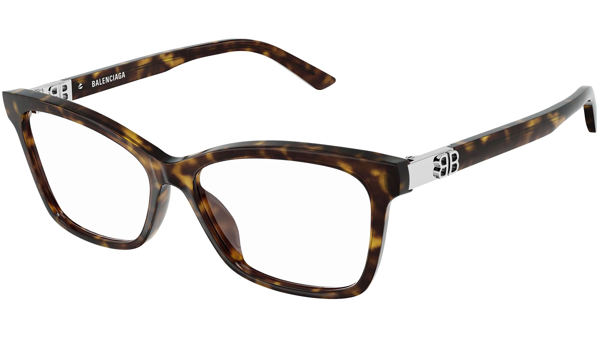 Occhiali da vista BALENCIAGA BB0186O Shiny dark havana