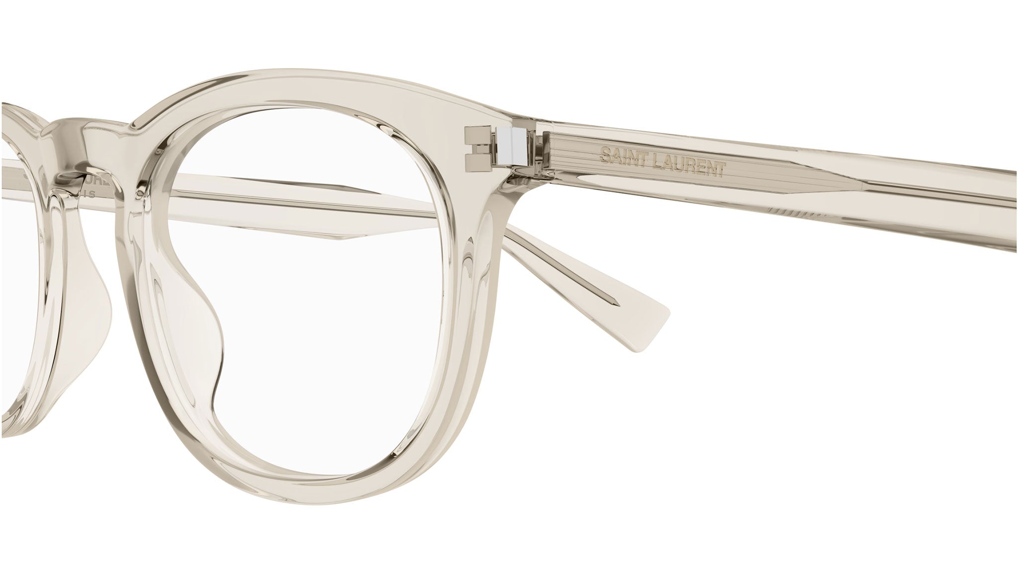 Occhiali da vista SAINT LAURENT SL813 Shiny transparent cream