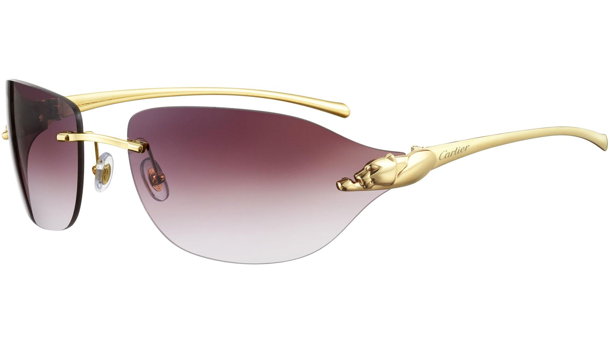 Occhiali da sole CARTIER CT0068S Gold