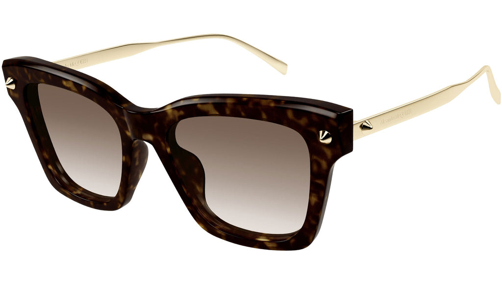 Occhiali da sole ALEXANDER MCQUEEN AM0483S Shiny dark havana