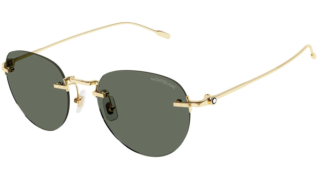 Occhiali da sole MONTBLANC MB0239S Shiny light gold