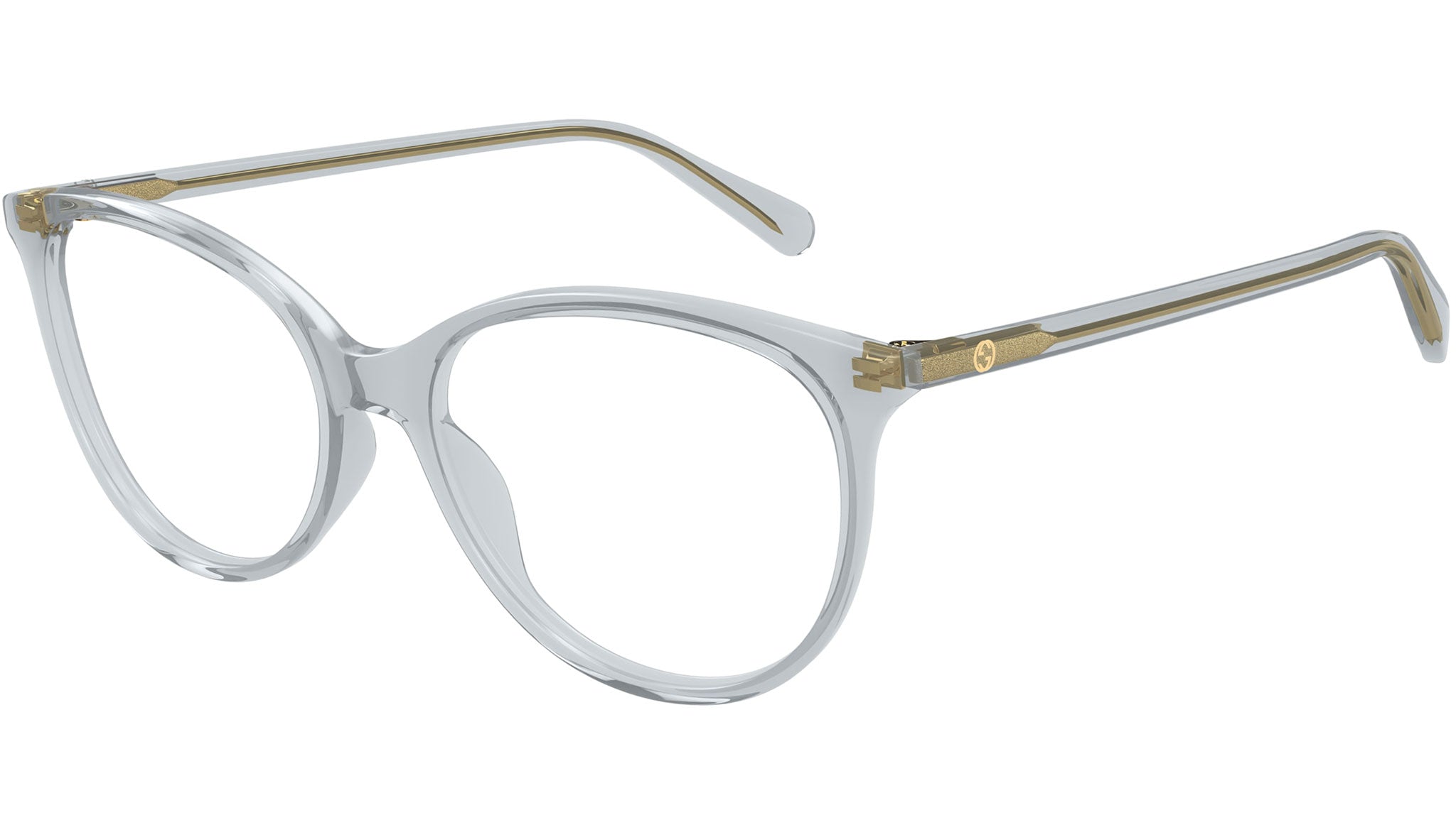 Occhiali da vista GUCCI Shiny light milky light grey