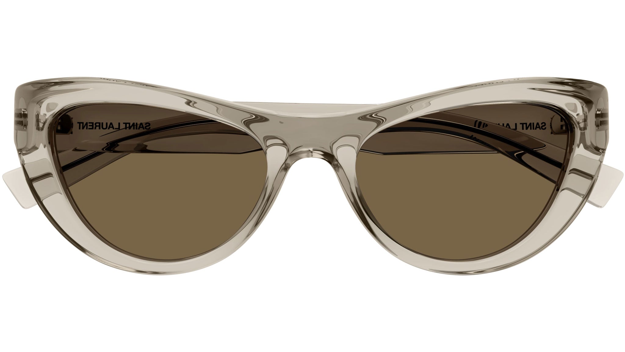 Occhiali da sole SAINT LAURENT SL676 Shiny transparent sand