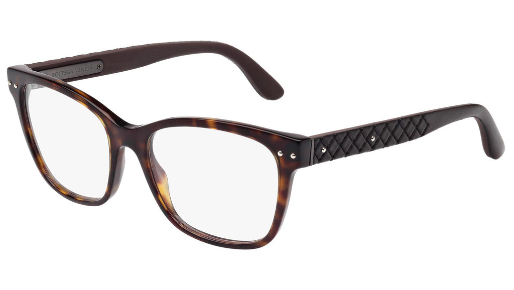Occhiali da vista BOTTEGA VENETA BV0010O Shiny dark havana
