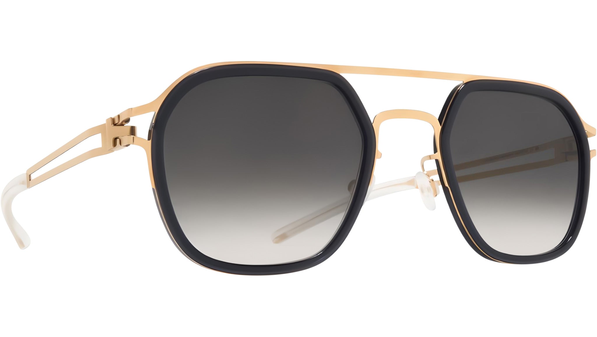 Occhiali da sole MYKITA LEELAND Glossy gold milky