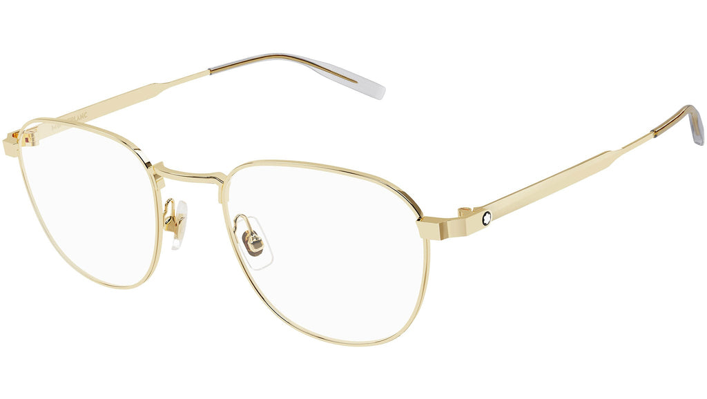 Occhiali da vista MONTBLANC MB0230O Shiny light gold