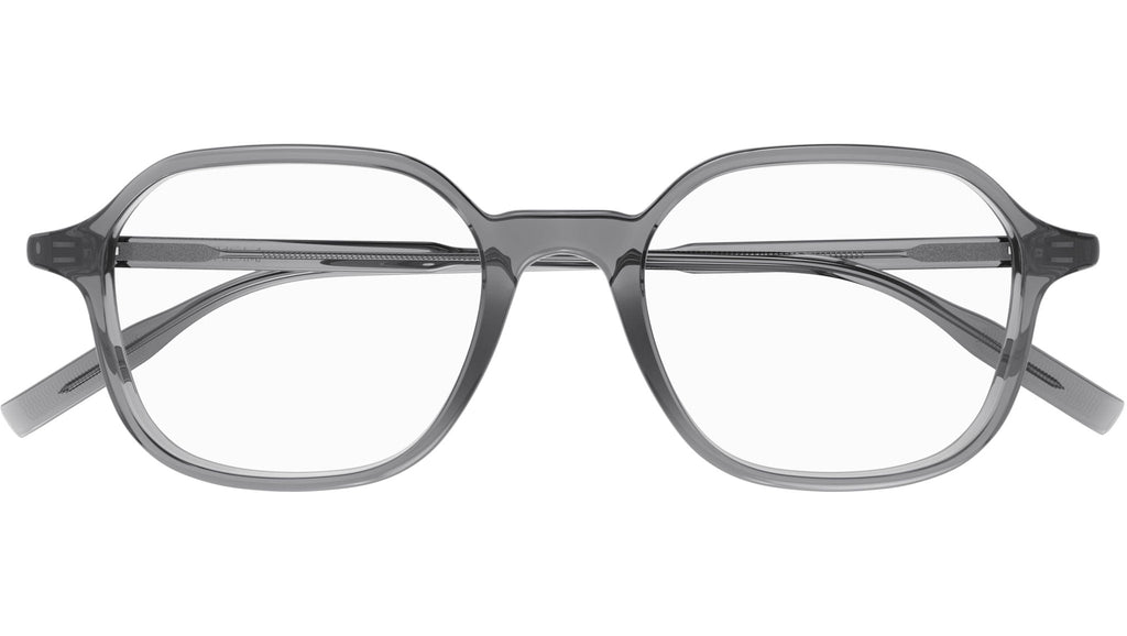 Occhiali da vista MONTBLANC MB0292O Shiny transparent dark grey