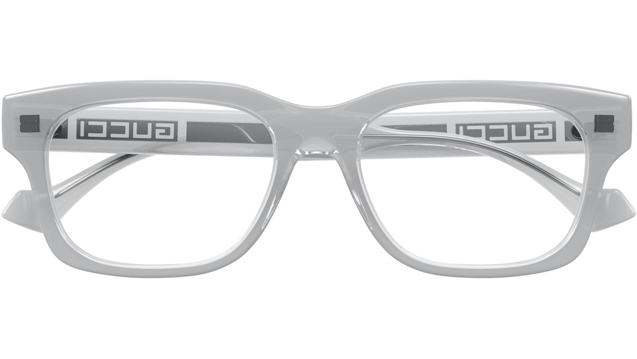 Occhiali da vista GUCCI GG1731O Shiny transparent cloudy grey
