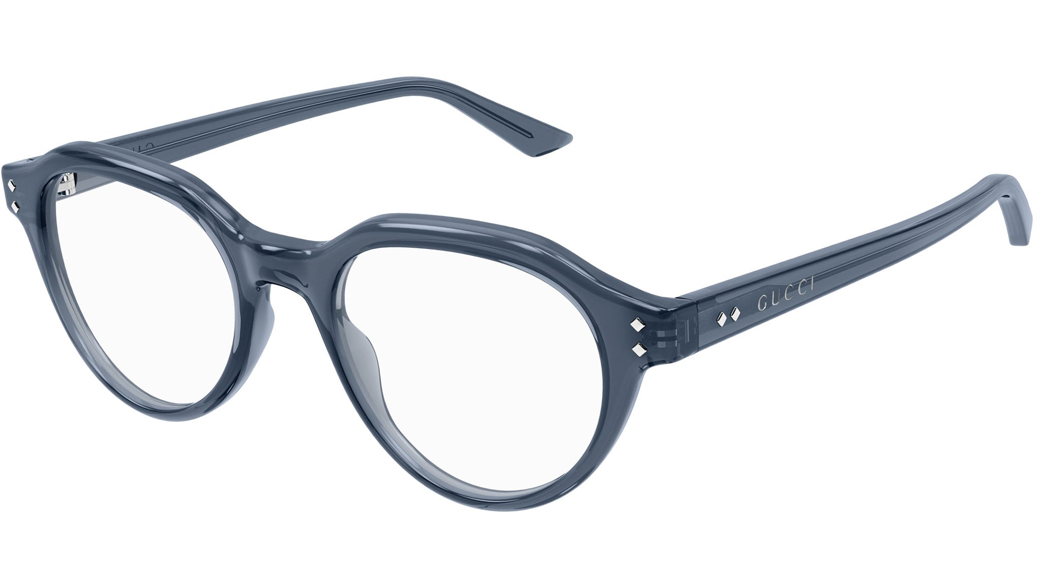 Occhiali da vista GUCCI GG1894O Shiny dark transparent cobalt blue
