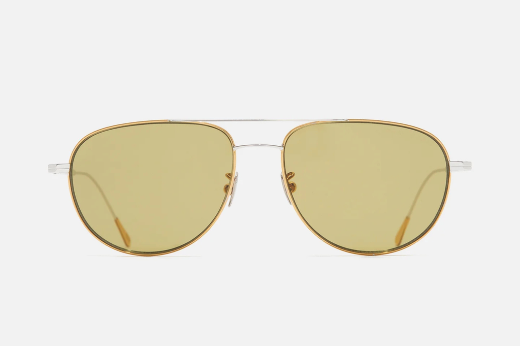 Occhiali da sole Cutler and Gross 0002 24K Yellow Gold + 18K Rhodium