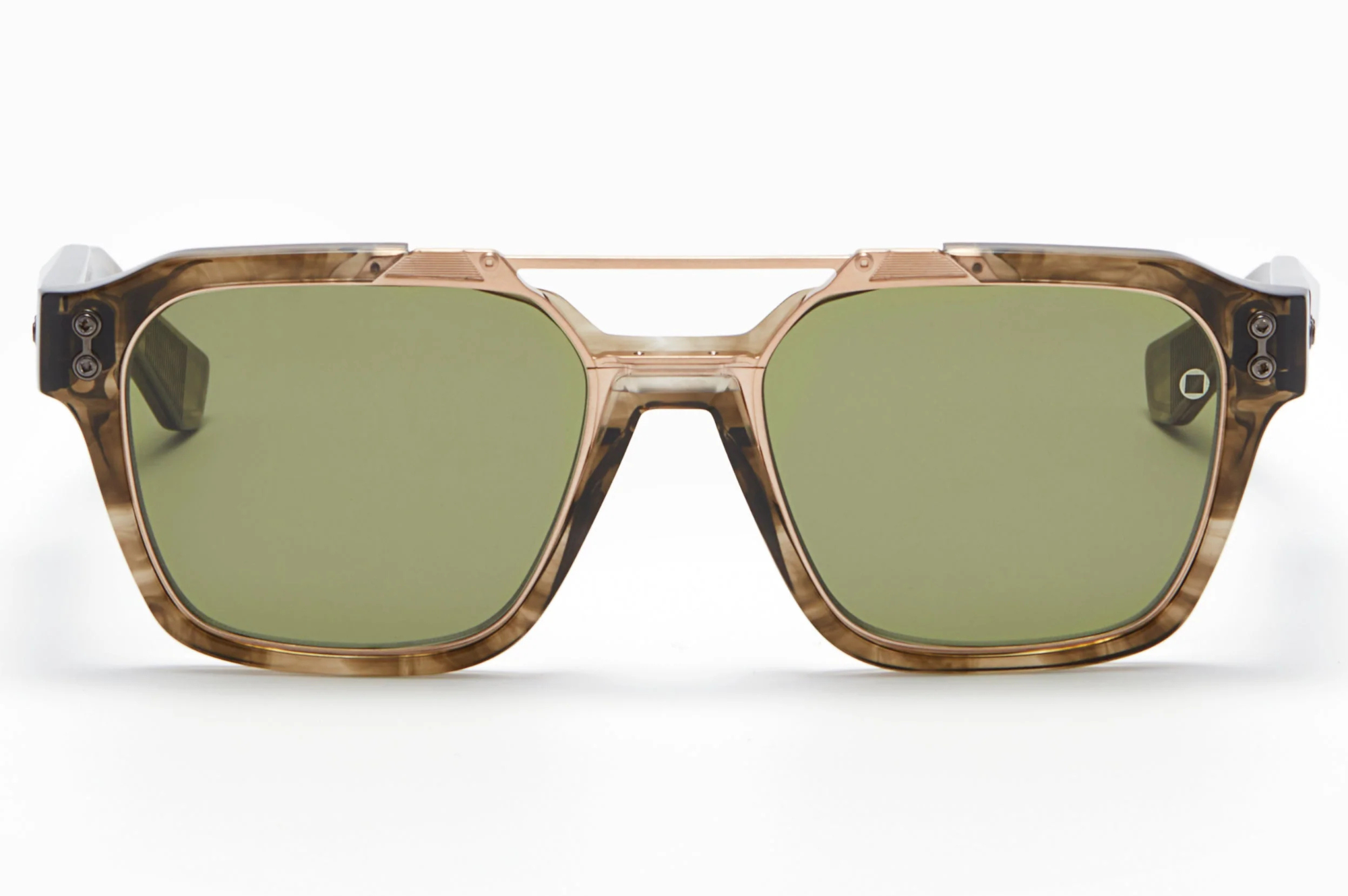 Occhiali da sole AKONI Discovery Green Tortoise Swirl