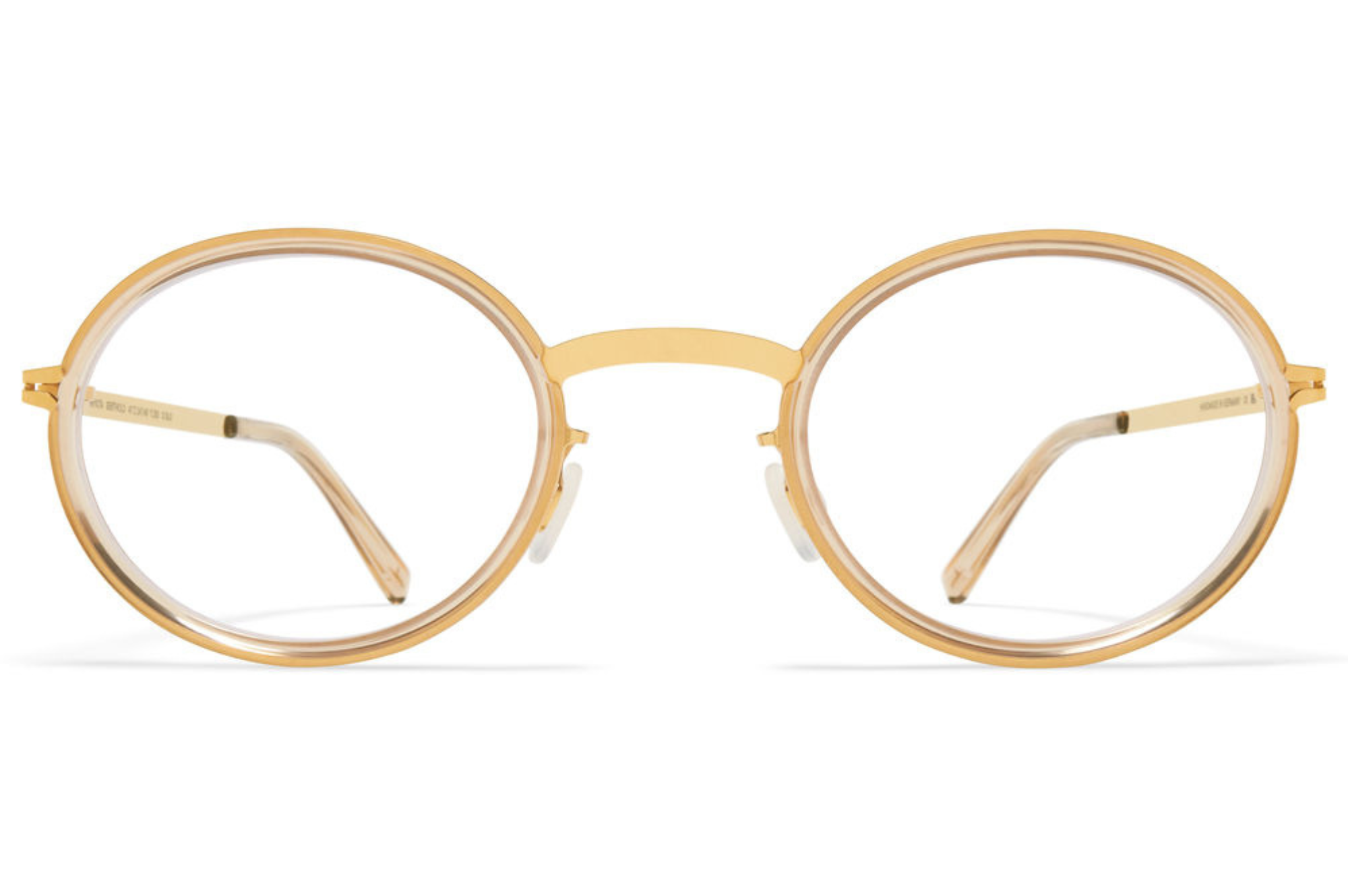 Occhiali da vista MYKITA BERTHOLD A98-Glossygold Desert Haze
