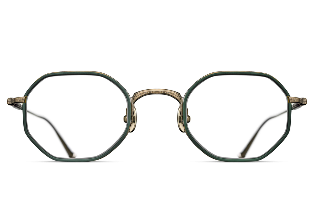 Occhiali da vista MATSUDA M3086-I Antique Gold - Bottle Green
