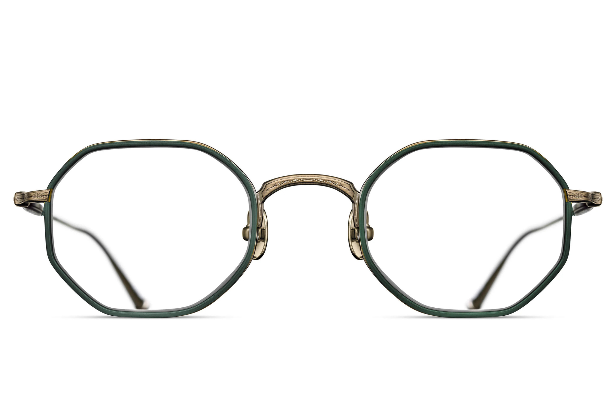 Occhiali da vista MATSUDA M3086-I Antique Gold - Bottle Green