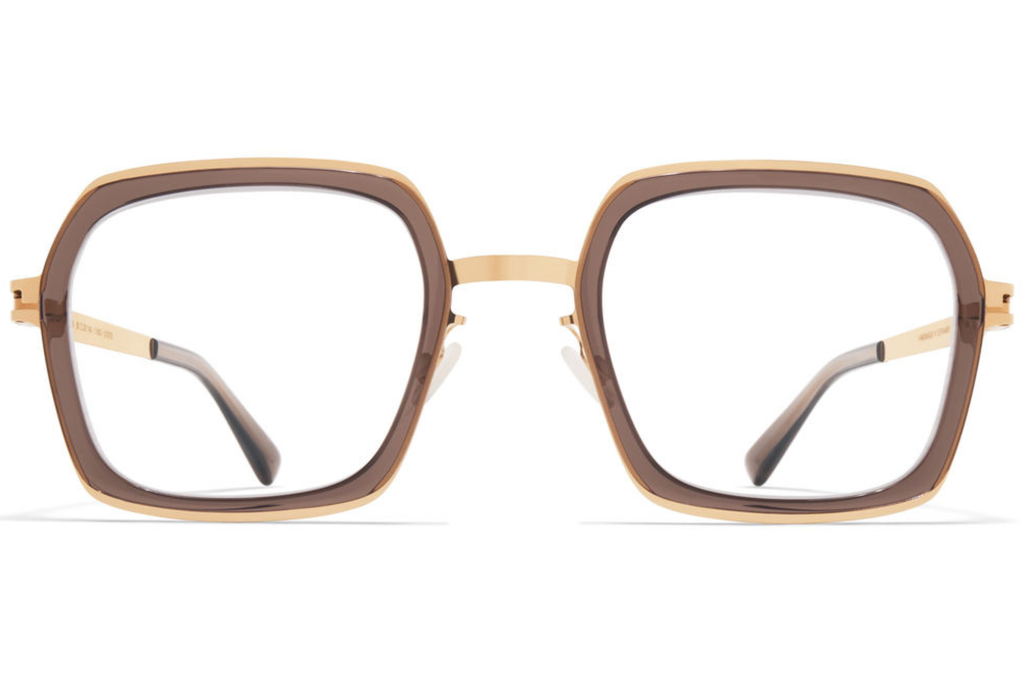Occhiali da vista MYKITA DELFINA A83 Champagne Gold Clear Ash