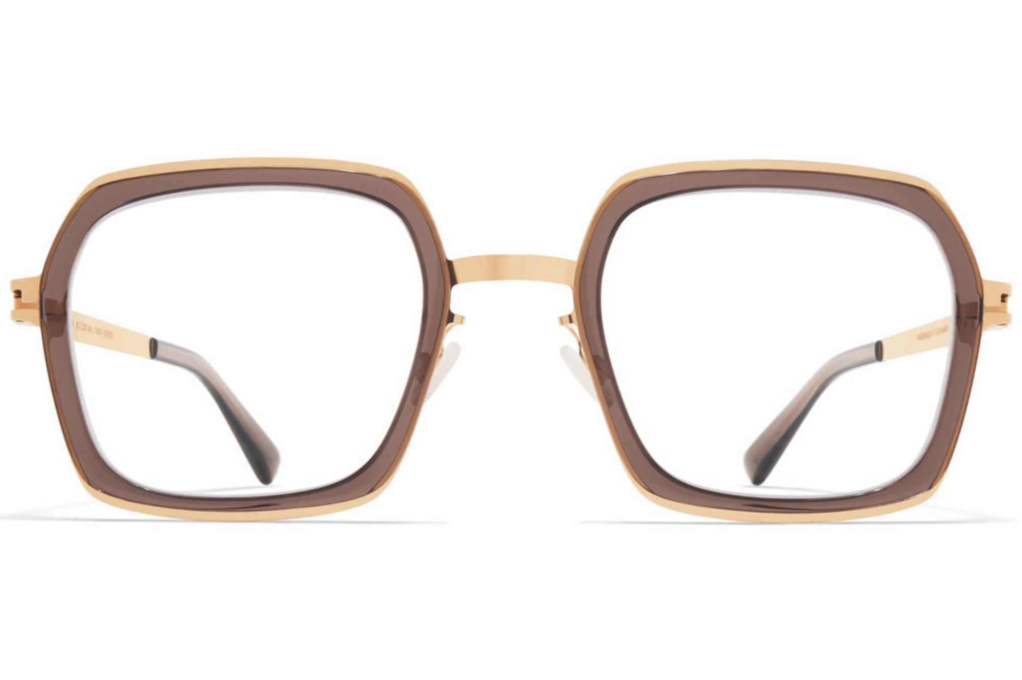 Occhiali da vista MYKITA DELFINA A83 Champagne Gold Clear Ash