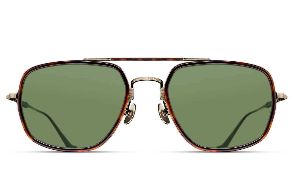 Occhiali da sole MATSUDA M3123 Antique Gold - Dark Tortoise