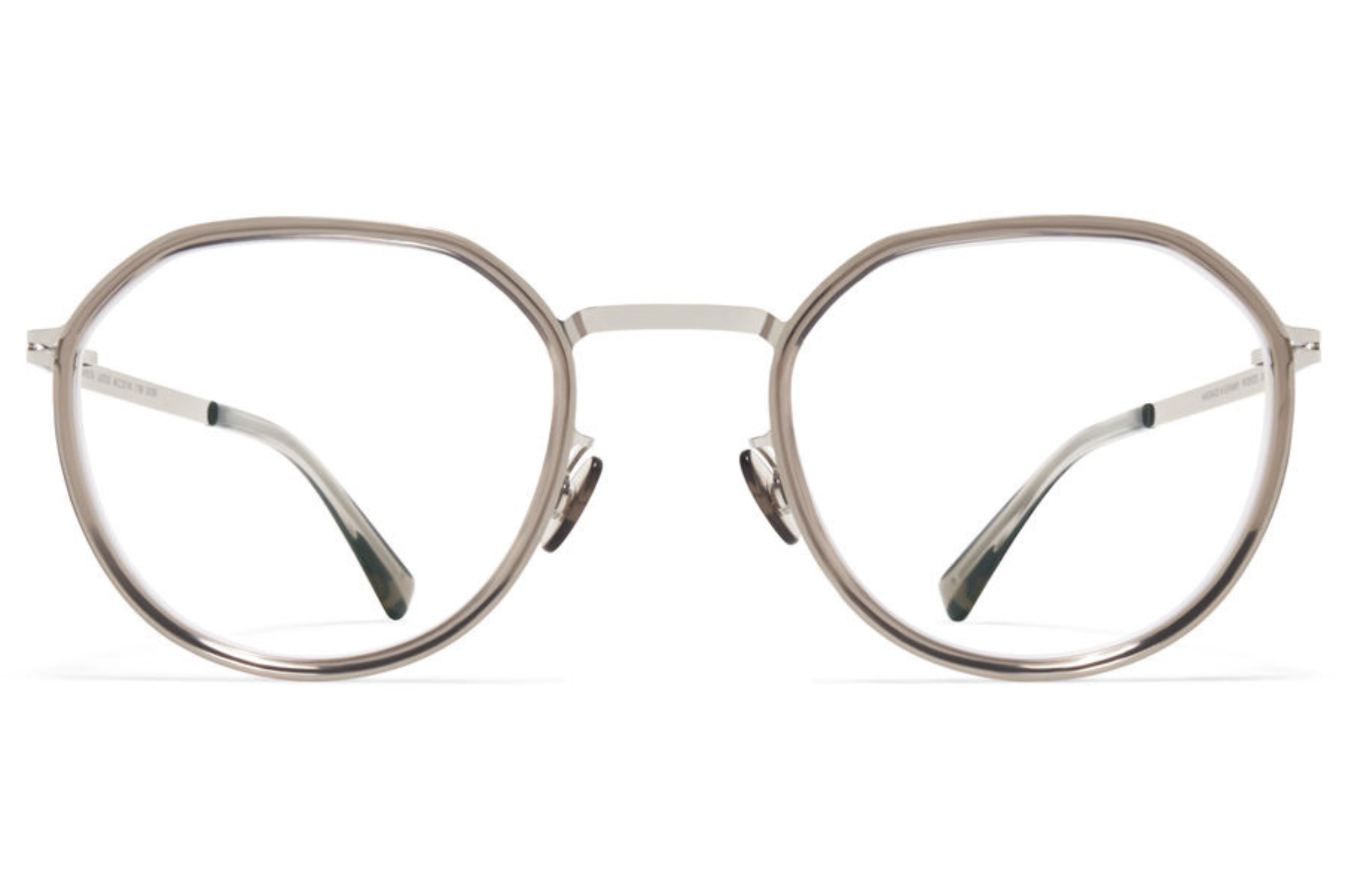 Occhiali da vista MYKITA JUSTUS A74-Shiny Silver Clear Ash