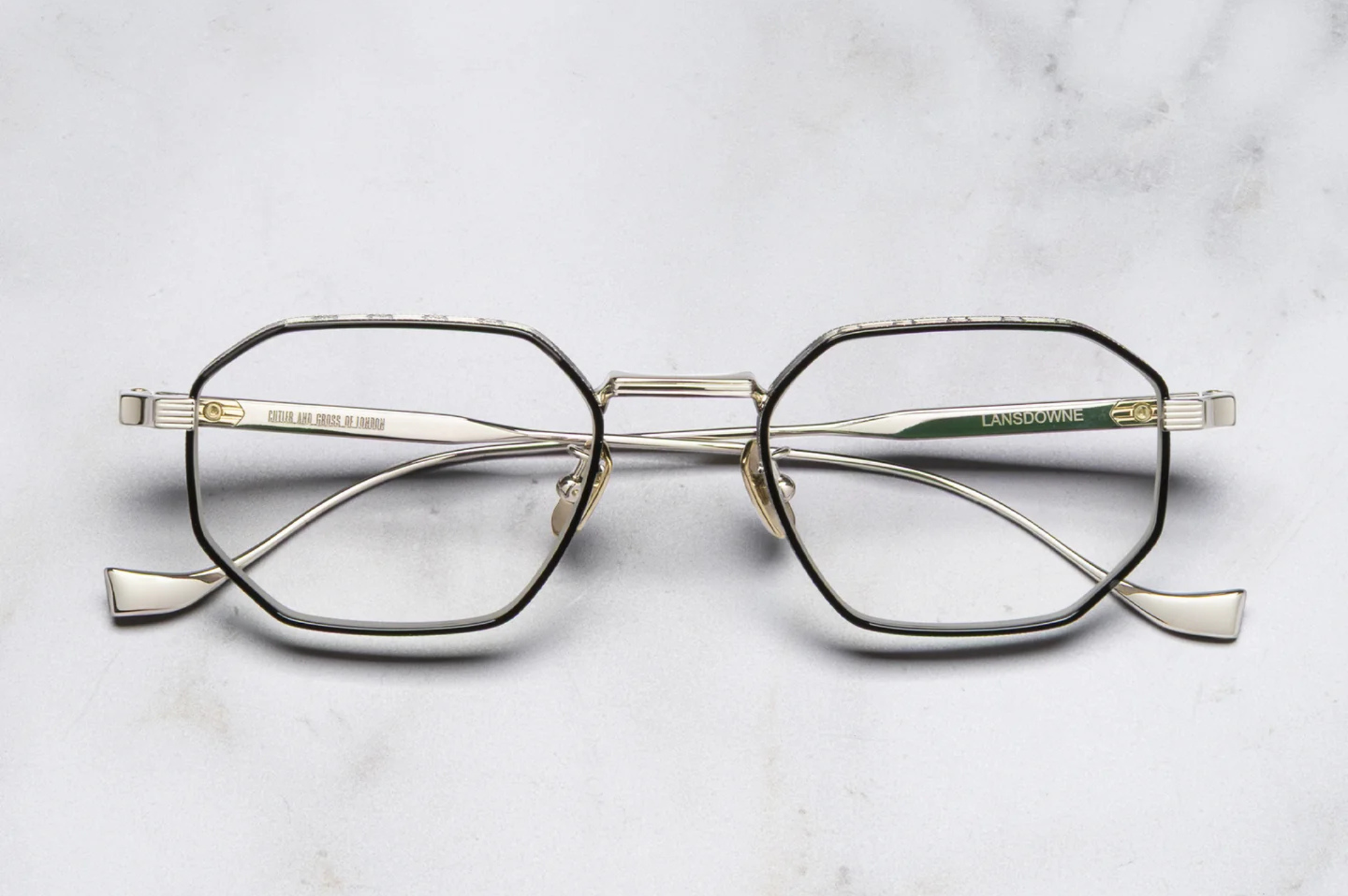 Occhiali da vista Cutler And Gross Lansdowne 1431 Silver Black