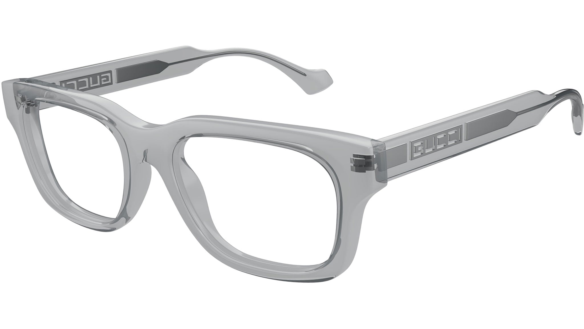Occhiali da vista GUCCI GG1731O Shiny transparent cloudy grey