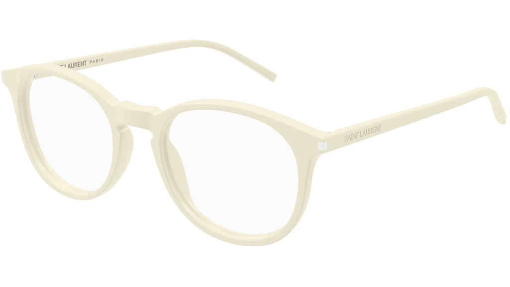 Occhiali da vista SAINT LAURENT Shiny solid ivory