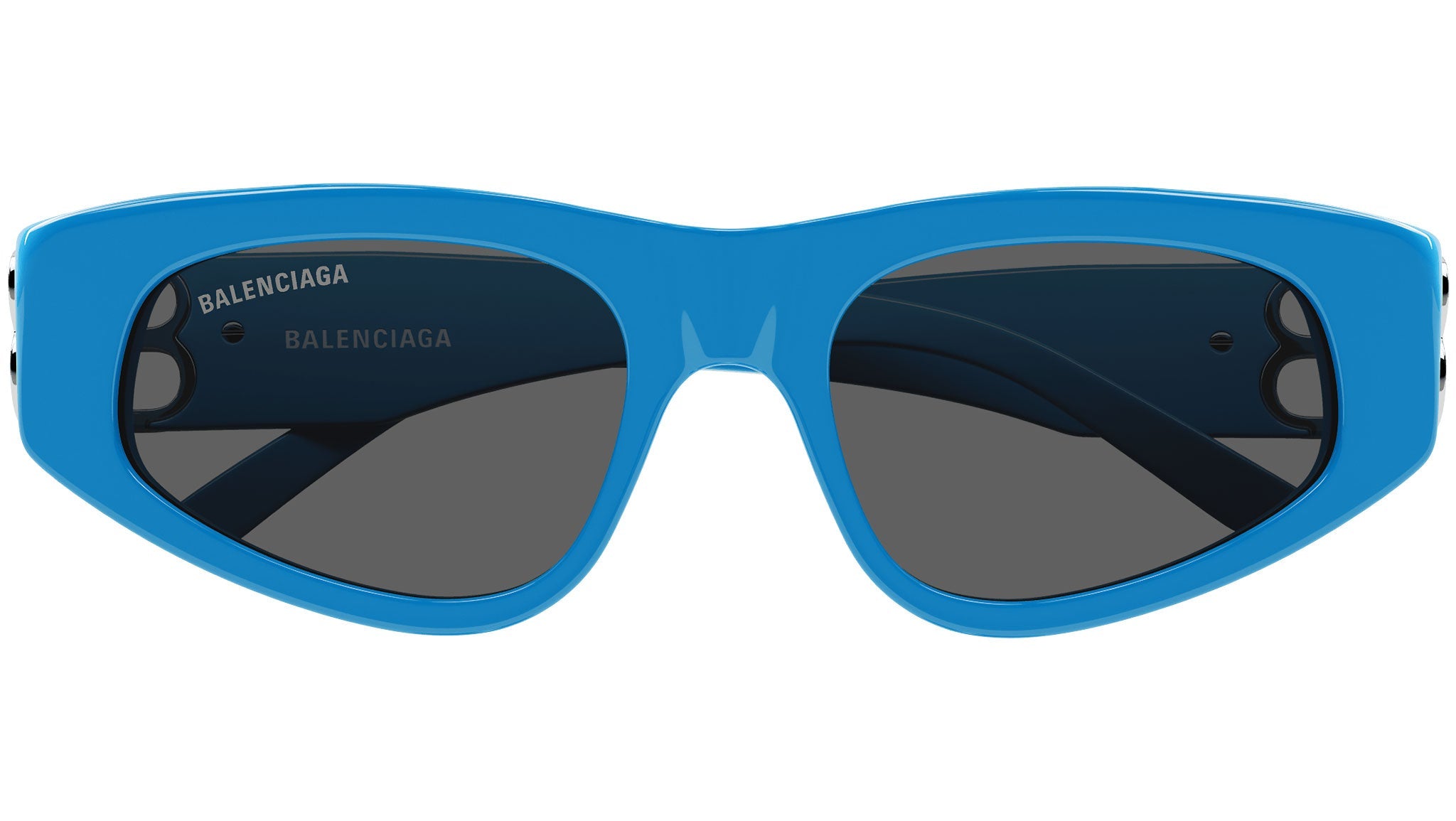 Occhiali da sole BALENCIAGA BB0095S Shiny solid azure